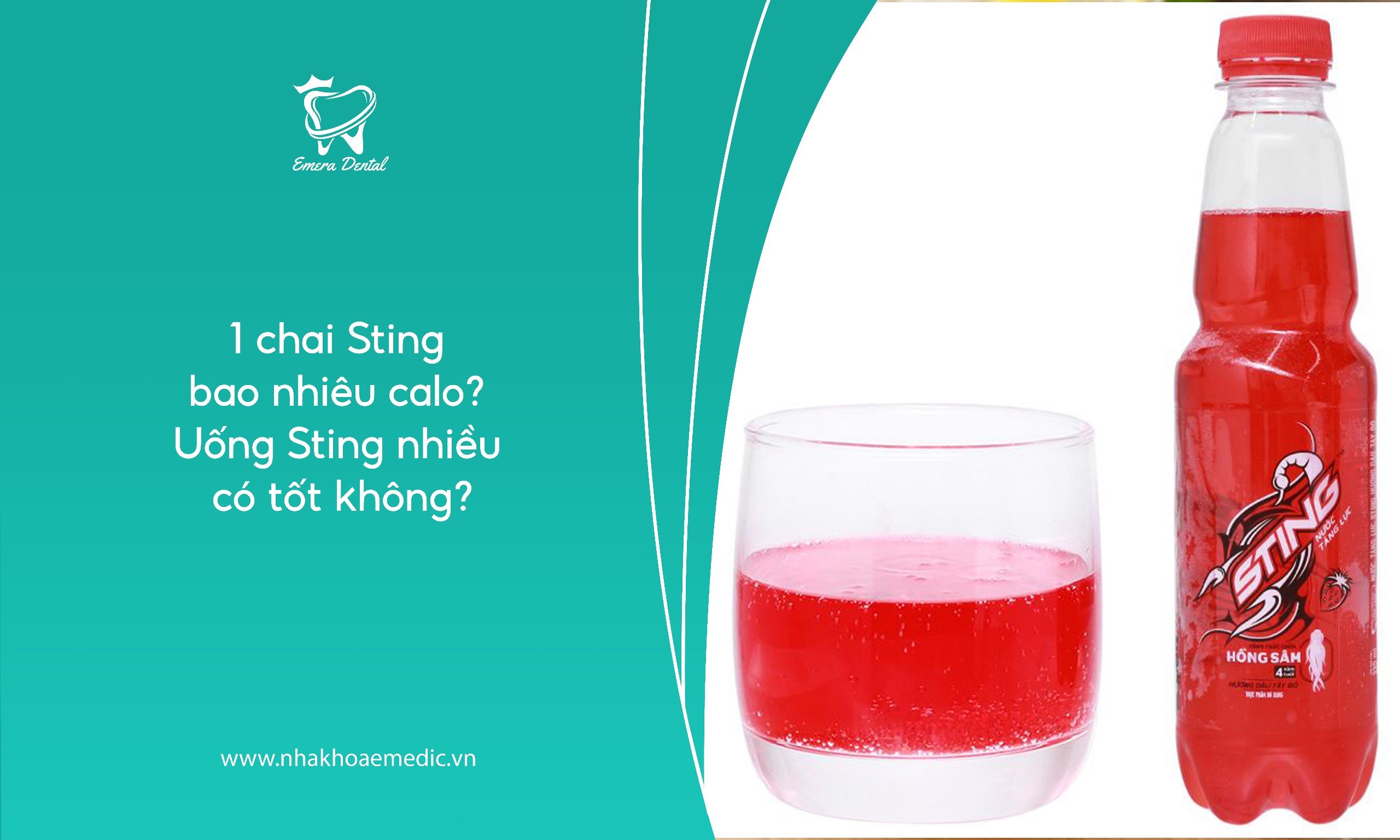 1 chai Sting bao nhiêu calo? Uống Sting nhiều có tốt không?