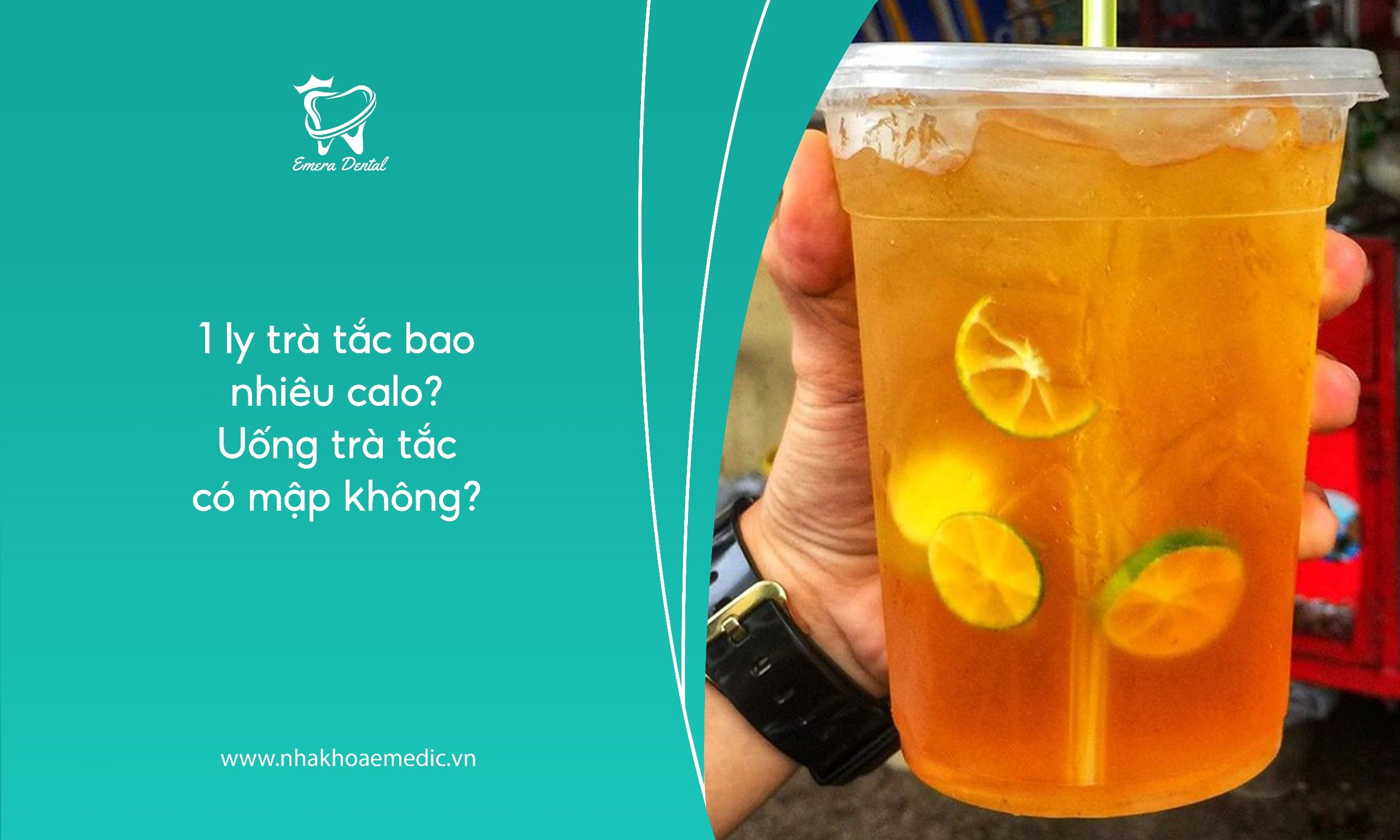 1 ly trà tắc bao nhiêu calo? Uống trà tắc có mập không?